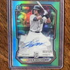 2026 Bowman Chrome Kevin McGonigle Aqua Refractor Auto /125