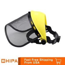 Safety Face Shield For Weeding Wood cutting with Mesh visor For Trimmer
