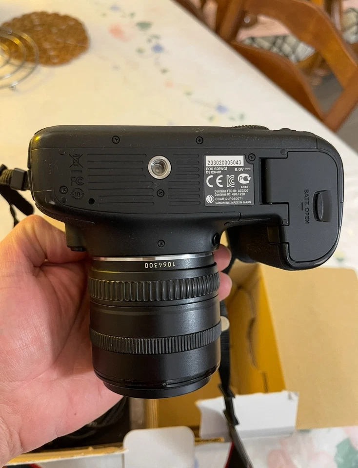 Canon EOS 6D 20,2 Mpix Appareil Photo Reflex Numérique + Objectif Canon 35-70 - Photo 2/4