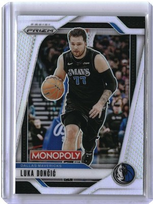 2024-25 Panini Prizm Monopoly #49 Luka Doncic Silver Prizm