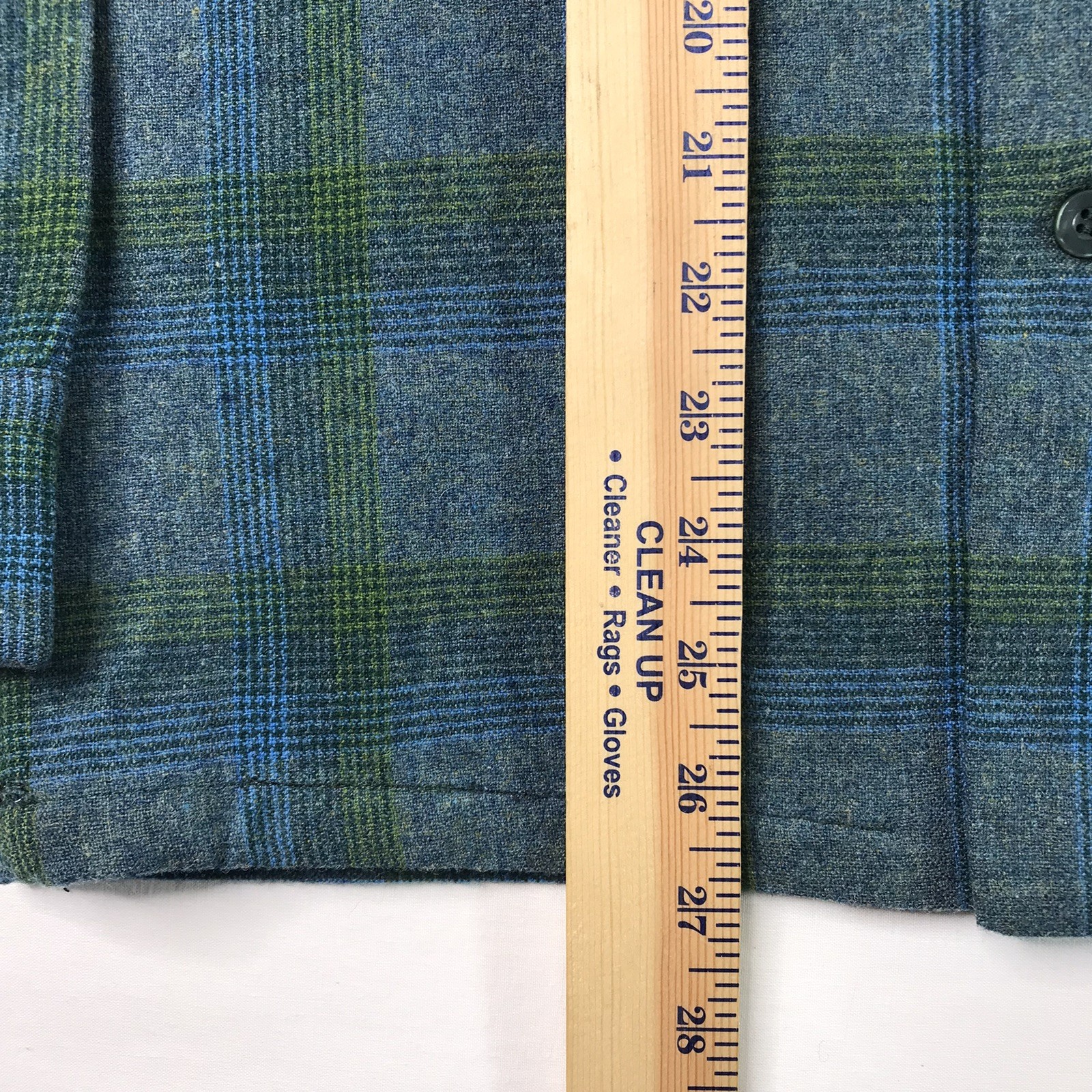 Vtg 50s 60s Pendleton Loop Collar Rockabilly Plai… - image 13