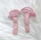 Vintage 1987 Perfume Pretty Barbie Doll 4551 Ruffle Gloves Pi K Arm Cuffs