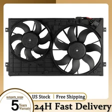 Engine Radiator Cooling Fan For 2012-2019 Volkswagen Beetle 2.0L Passat 2.5L New