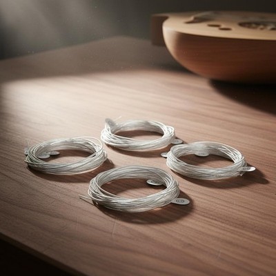 10 Pieces Versilberte Oud-Saiten Klar Rostgeschützte Oud-Saiten Klarer Klang