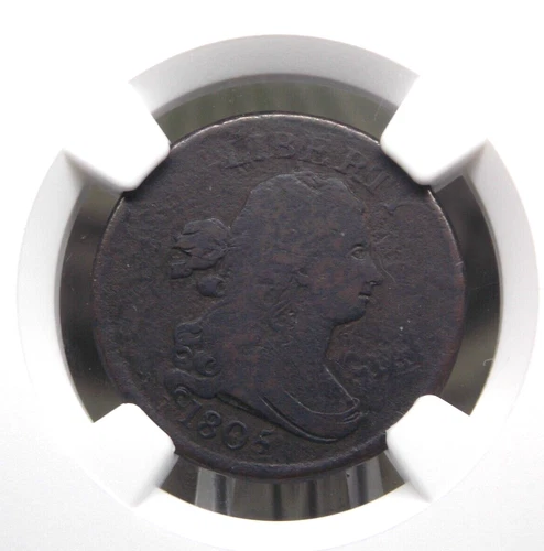 1805 Draped BUST Half Cent 1/2c NGC Fine Details #004 Fine ECC&C, Inc.