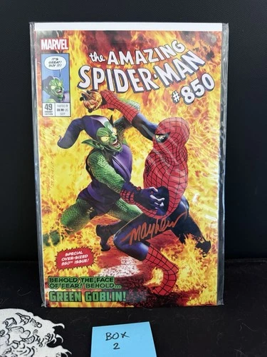 The Amazing Spider-Man #850 Mike Mayhew Variant Cover A Signed With COA