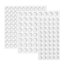 Cabinet Door Bumpers 214 Pcs Variety Pack - Clear Rubber Pads for Stoppers