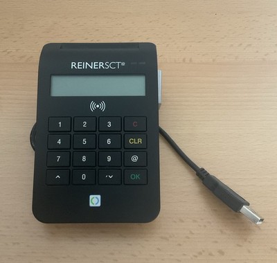Reinersct cyberJack RFID Komfort Personalausweisler - Schwarz (84719000)