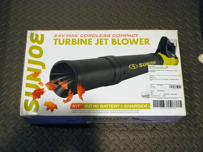 #ad Sun Joe Cordless ION Turbine Jet Leaf Blower with Battery amp; Charger $32.00
