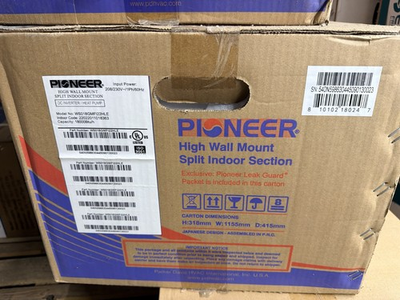 #ad #ad WS018GMFI22HLE Pioneer® Multi Zone 18000 BTU Quantum Series Wall Mount $445.00