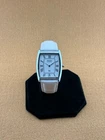 WHITE DIAL Vintage Seiko Slim Tonneau Tank Men's Wrist Watch