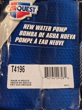 New Genuine Carquest T4196 Water Pump