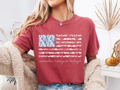 Comfort Colors Red Friday Shirt Remember Everyone Deployed TShirt Red Friday Ame