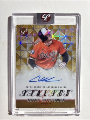 2025 topps pristine adley rutschman Italics Auto /50