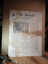 Hbcu College* Rare 1950* Delta Sigma Theta Sorority * THE NEWSETTE 