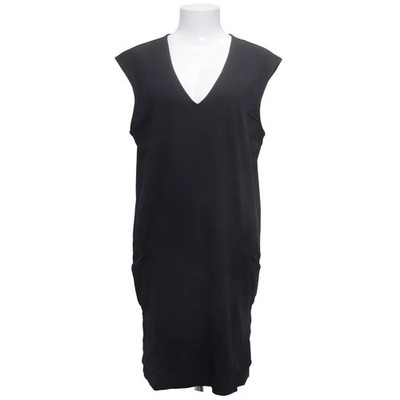 H&M Basic, Kleid, Größe: S, Schwarz, Baumwolle/Modal, Einfarbig, Damen #gTn