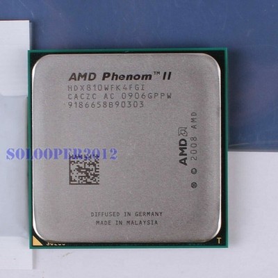   Phenom II X4 810 2.6 GHz CPU (HDX810WFK4FGI) 4000 Socket AM3 Prozessor #lk