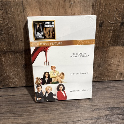 #ad #ad Devil Wears Prada In Her Shoes Working Girl DVD W Slip Cover sealed $10.00