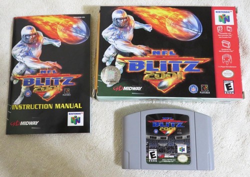 NFL Blitz 2001 N64 Nintendo 64 with Box & Manual - Picture 6 of 6