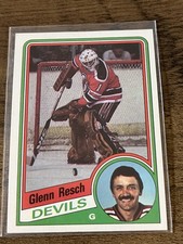 1984 Topps, Glenn Resch, # 89 Hockey Card  (g4)