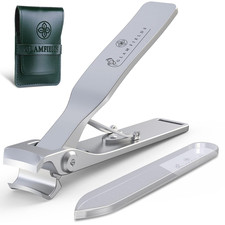 Nail Clippers, 17mm Wide Jaw Opening Toenail Clippers for Seniors Thick Toenails