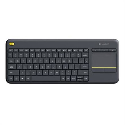 Logitech Wireless Touch Keyboard K400 Plus grau QWERTY holländisch
