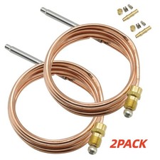 2 Pack For Robertshaw Thermocouple 18" 1980-018 Snap Fit Universal (51-1451)