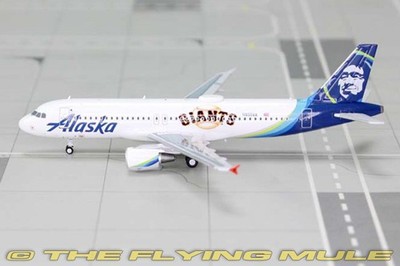 Panda Models 1:400 A320 Alaska Airlines N855VA