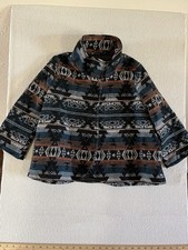 Billabong Poncho Jacket Womens Small Aztec Wo...