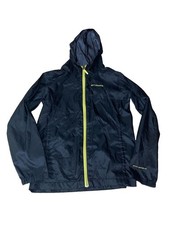 Columbia Navy Blue Sportswear Windbreaker Jacket Size M Outdoor Hiking Women  s