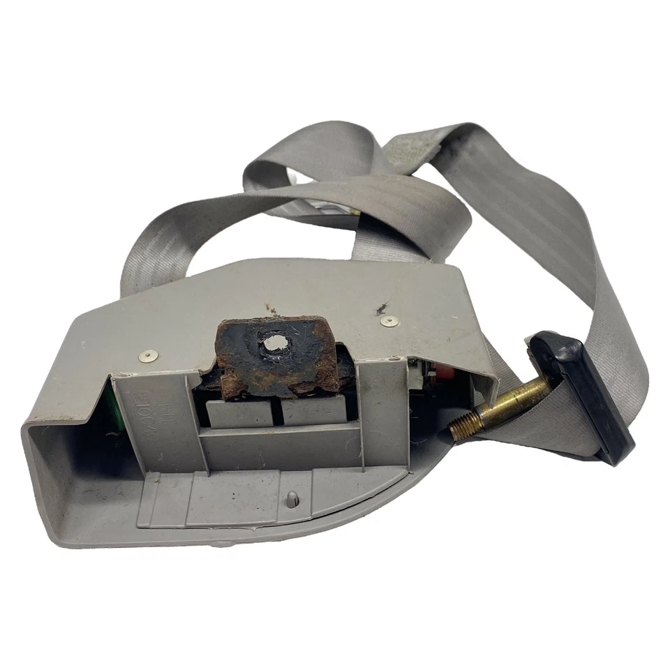 88-98 CHEVY SILVERADO GMC OBS RETRACTOR RIGHT RF SEAT BELT Gray REGULAR CAB OEM - Image 4 of 4
