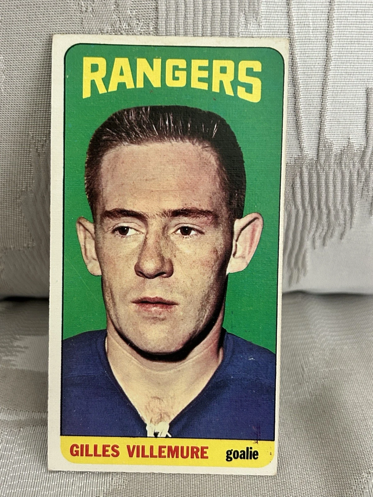 1964-65 Topps - Gilles Villemure #74 Short Print A Beauty