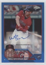 2023 Topps Chrome Update Blue Refractor 40/150 Will Brennan #AC-WBR Auto 0rd2