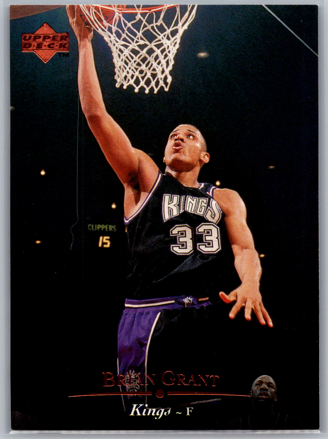 Brian Grant Upper Deck 50 1995-96 Sacramento Kings - NBA Cards! NM