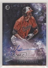 2016 Bowman Inception Prospect Trey Mancini #PA-TM Auto a2v