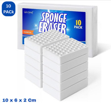 Magic Cleaning Sponge Eraser Stain Remover Melamine Foam 10 Pack Extra Strong