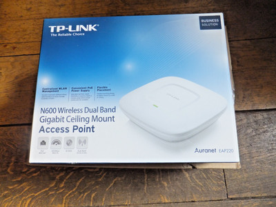 tp link auranet n600 N600 Wireless Gigabit Ceiling Mount Access Point