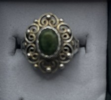 Sterling Silver Vermeil Ring Size Size 5