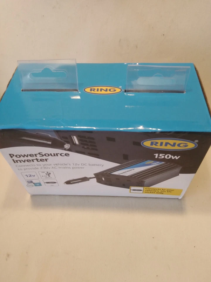 Ring Automotive RINVU150 12V 230V AC 150W In Car Invertor With USB Single - Image 2 of 4
