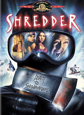 Shredder *disc only* DVD DEATH TO SNOWBOARDERS Widescreen & 