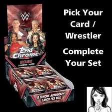 2025 Topps Chrome WWE Base #1-200 Pick Your Card / Complete Your Set
