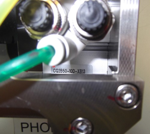 Used SMC CQ2B50-10D-XB13 Actuator Cylinder w/Machined Base & Attachments - Picture 6 of 7