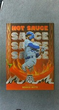 2022 Panini Mosaic Hot Sauce #1 Mookie Betts Dodgers