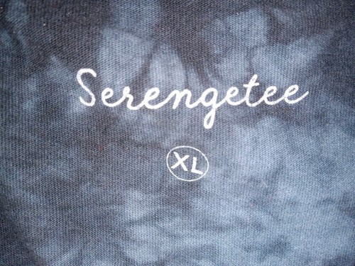 Serengetee Mens Sz XL Black Tie Dye Graphic Print Tshirt - Picture 4 of 6