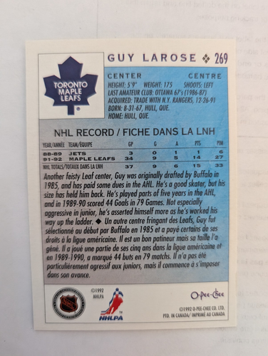 1992 OPC O-PEE-CHEE HOCKEY PICK Your Cards - Picture 105 of 133