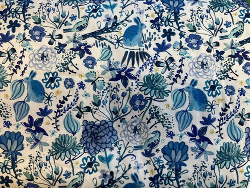 DEAR STELLA- BLUE CRUSH BY AUGUST WREN- MANY CHOICES- BY THE YARD - Picture 13 of 16