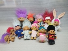 Vintage lot 12 Doll Russ Ace Vintage Trolls Rare Devil Gypsy Fairy Bunny 90s