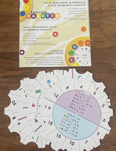 Learning Palette Math Kit:2 bases+ALL Level 1(Numeration+Algebra+Geom+Prob&Stat) - Picture 11 of 15