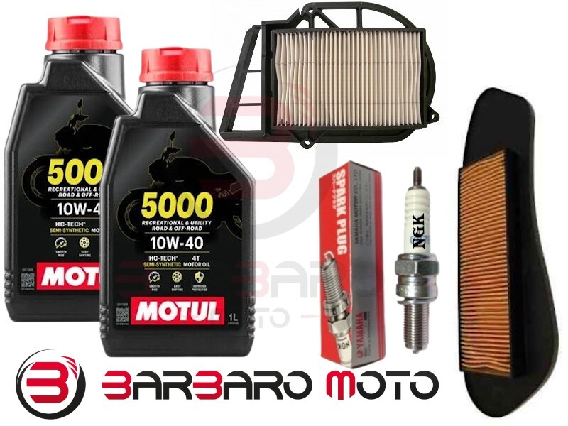 Kit Tagliando Per Yamaha Majesty 400 - Olio Castrol, Filtri E Candela, Per Modelli Dal 2004 Al 2014 - Foto 3