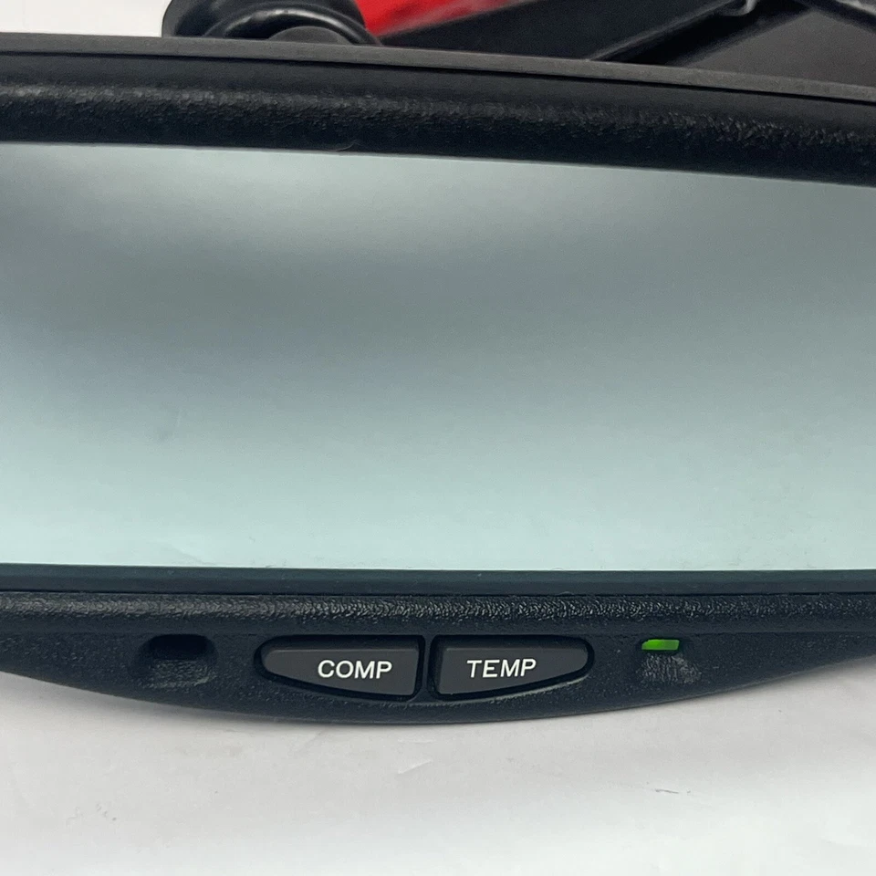 Зеркало заднего вида 99-02 OEM Silverado Sierra Tahoe Yukon автоматическое затемнение компас температура - Изображение 4 из 4